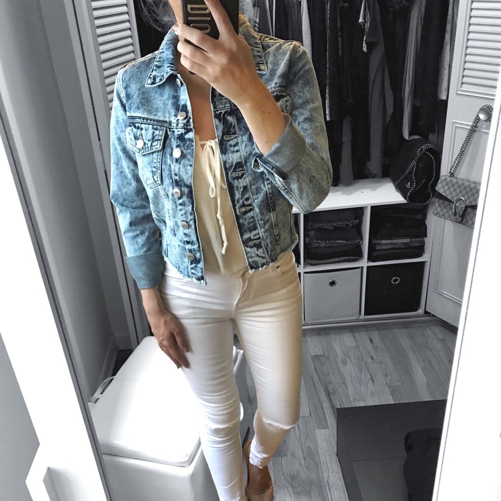 LAST 2✨Acid Wash Denim Jacket